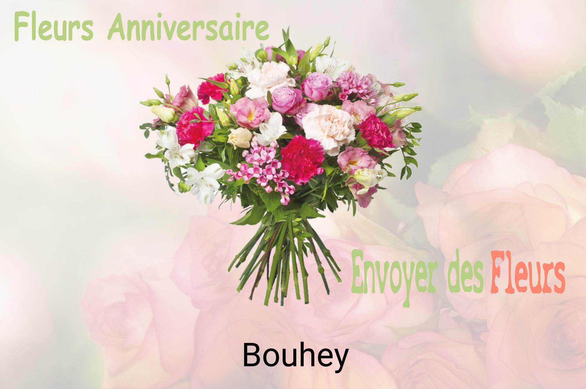 Bouquet de fleurs d’anniversaire livré à Bouhey