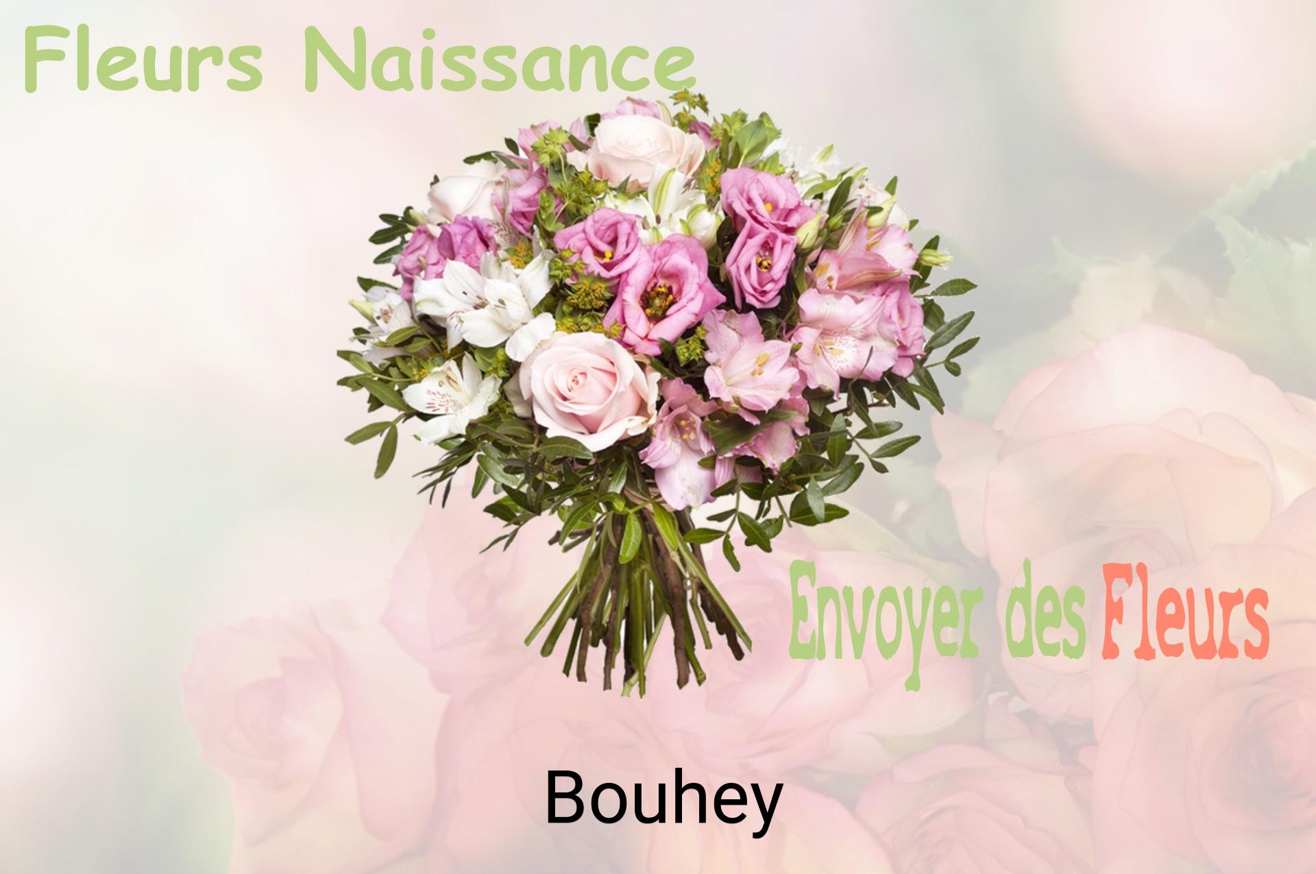 Bouquet de fleurs de naissance livré à Bouhey