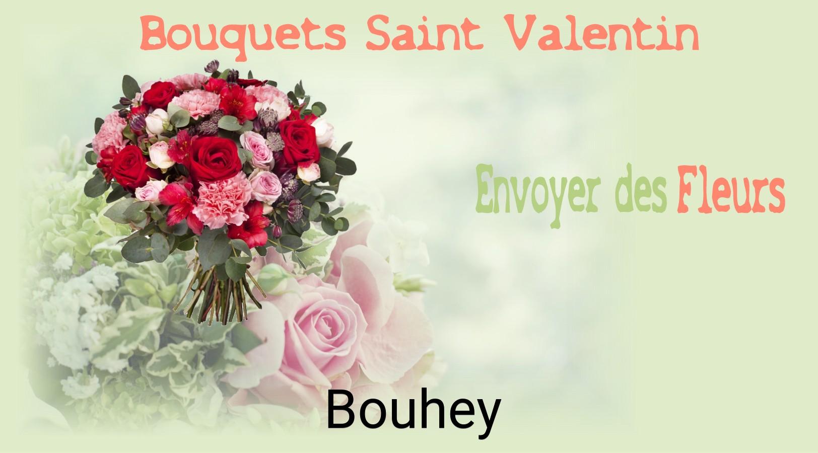 Roses de Saint-Valentin livrées à Bouhey